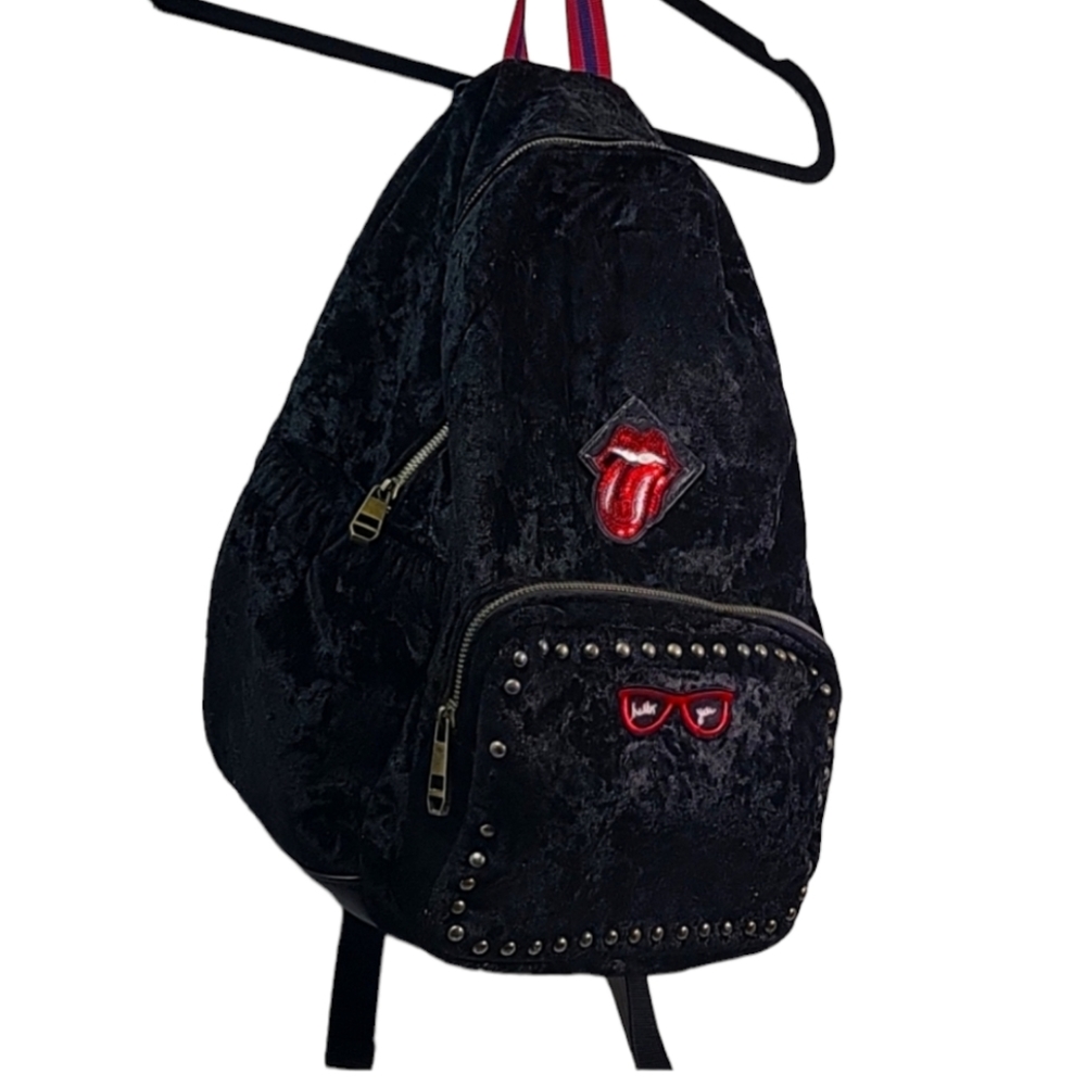Leather Velour Cusom bag backpack